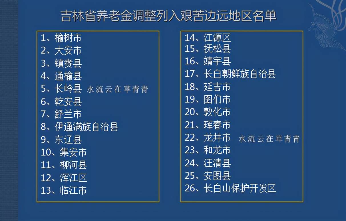 吉林省退休金最新消息全面解读